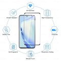 For Vivo v27/v27 Pro 5G 3Pcs Full Screen Tempered Glass Protector Full Screen Tempered Glass Protector for Vivo V27 and V27 Pro 6.78 inch Full Coverage Scratch Resistant. 