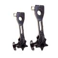 Motorcycle Hub Brake Lever 70cc CNC Bike Brake Lever Drum Front Back Pair 70cc Black. 