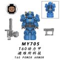 MY701-705 Radiation series Lucy Maximus building blocks toy. 