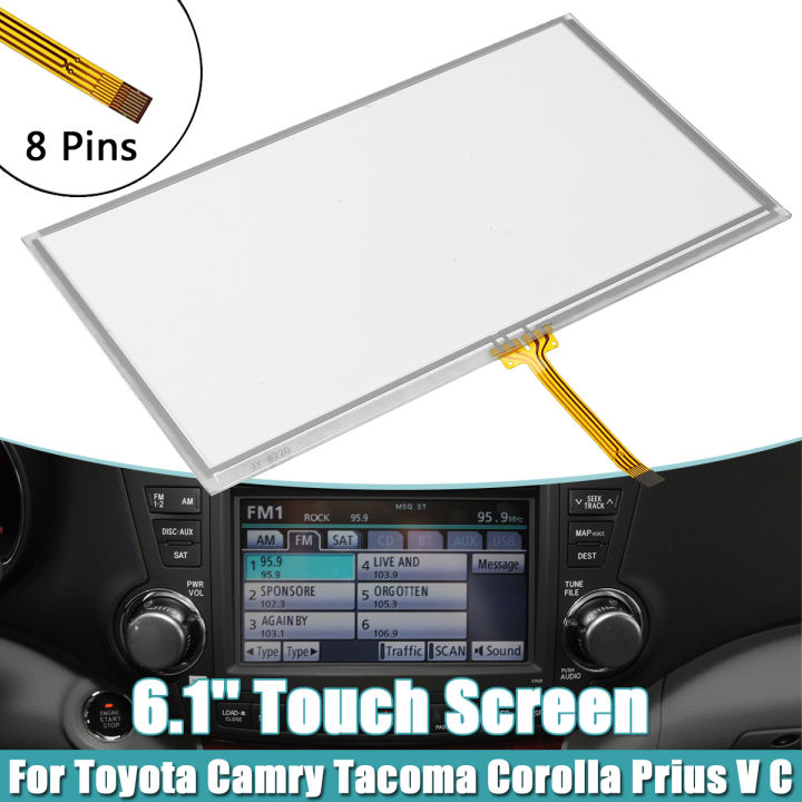 Car 6.1'' Touch Screen Glass Digitizer For Toyota Tacoma Camry Corolla# LA061WV1TD01