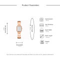 New Fashion Luxury Square Watches Women Quartz Bracelet Watches Ladies Dress New Wristwatch Rose Gold Clock Relogios. 