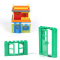 102pcs Door Window Brick DIY House Building Blocks Bricks Toys City Architect For Child Educational compatible with Lego. 