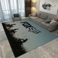 CUANFEN Carpet FOX Motorcycle Racing Tapis Rug Bedroom Floor Mats Living Room Large Non-slip Carpet Entrance Doormat Long Corridor Mat. 