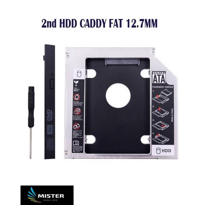 Aspire 5530G  ( Sata to Sata 12.7mm  Optical Bay Hard Drive Caddy) Support 2.5 inch HDD/SSD