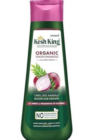Kesh King Organic Onion Shampoo with 21 Herbs, Reduces Hairfall & Boost Hair Growth, 200ml