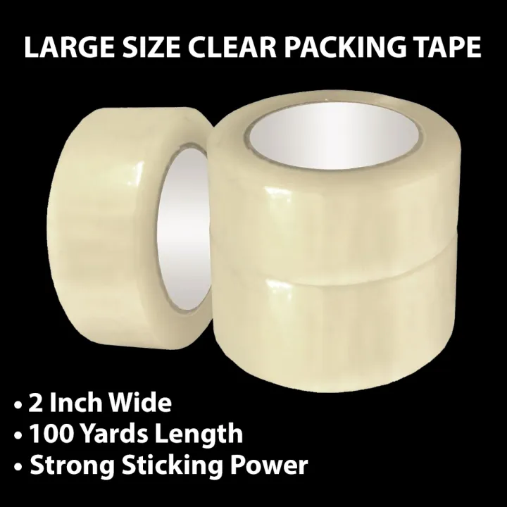 Packing%20Tape%20Transparent%20Large%202%20inch%20100%20Yards%201%20Pcs%20-%20Image%202