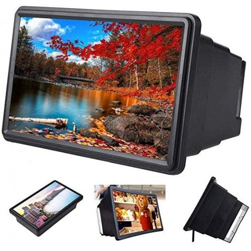 Universal Screen Amplifier F2 Professional Mobile Phone Screen Magnifier Portable 3D Movie Video Enlarge Stand Holder Expander