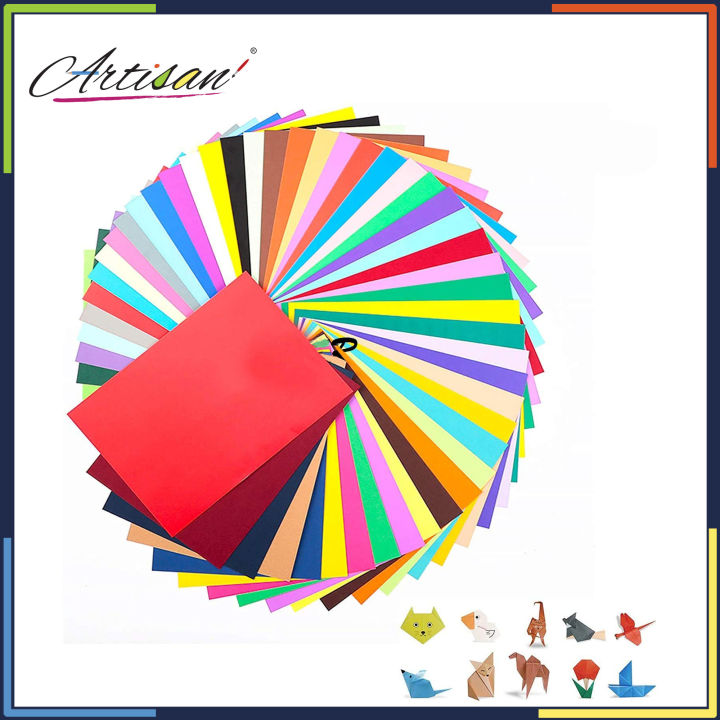 Artisan%20-%20Colour%20Paper%20A4%20Size%20100%20Sheets%20Mixcolour%2050-60gm%20Paper%20-%20Image%204