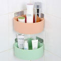 Kitchen/Bathroom Call Corner Plastic Self Adhesive Rack (Mix/Random color/single piec). 