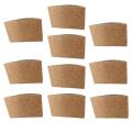 【Topnotch Store】50/100 PCS Cup Paper Covers Anti-Scalding Cup Holders Cup Protective For Tea Shop Juice Coffee. 