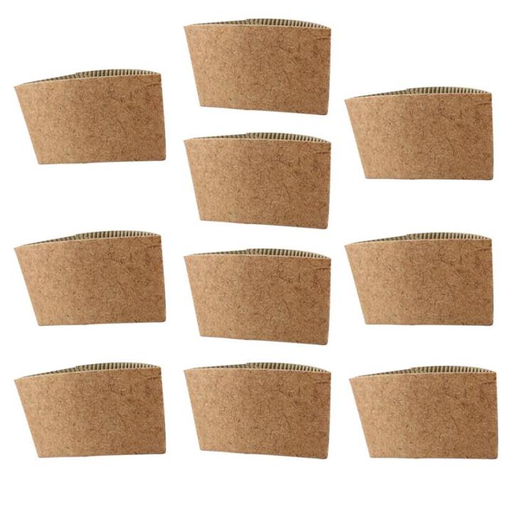 【Topnotch Store】50/100 PCS Cup Paper Covers Anti-Scalding Cup Holders Cup Protective For Tea Shop Juice Coffee