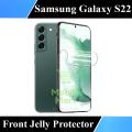 Samsung Galaxy S22 Front Jelly Protector Clear Soft Protection Film Transparent Hydrogel Film Protector For Samsung Galaxy S22. 