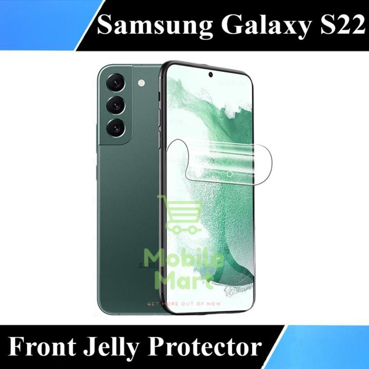 Samsung Galaxy S22 Front Jelly Protector Clear Soft Protection Film Transparent Hydrogel Film Protector For Samsung Galaxy S22