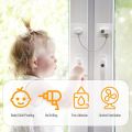 1 pc Fridge Locks with Key No Drilling for Kids and Pets, Suitable for Refrigerators, Washing Machines, Cabinets, Toilets. 