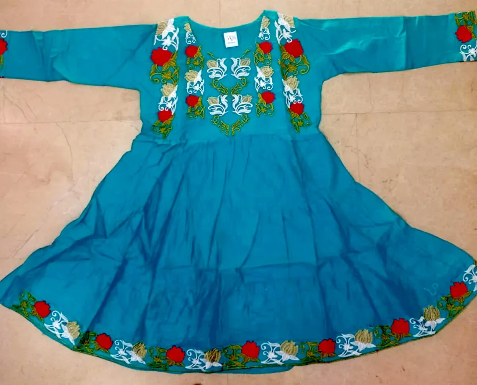 Frock embroidery design best sale