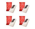 Pack of 4 Fire Extinguisher Blanket 4x4. 