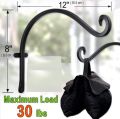Wall Hanging Flower Pot Support Plant Bracket Hook Hanger. 
