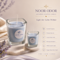 Noor Odor Lavender Scented Candle – Premium Soy Wax Glass Candle 40ML | Relaxing Aroma for Home Décor & Self Care. 