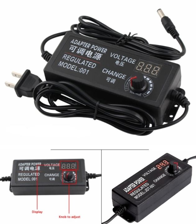AC220 Adjustable DC 9V-24V 3A universal adapter display regulated power supply transformer power adapter for power supply