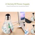 SHOPELLO™ BULB Cool Mist Humidifiers Essential Oil Diffuser Aroma Air Humidifier with Led Night Light Colorful Change for Car, Office, Babies, humidifiers for home, air humidifier for room (multi). 