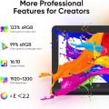 XPPen Artist Pro 14 Gen2 Drawing Tablet with Screen 14 inch Graphic Art Tablet with Full Laminated Anti-Glare Screen 16384 Pressure Levels X3 Pro Battery-Free Stylus 123% sRGB Tilt Stand Mini Keydial. 