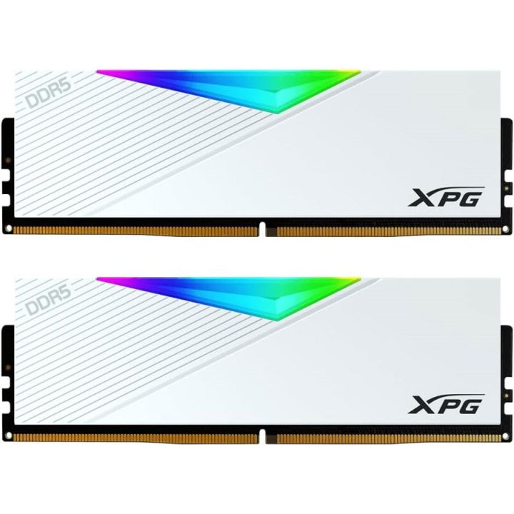 XPG LANCER RGB DDR5 32GB Desktop Memory (2x16GB) 6400MHz DRAM AX5U6400C3216G-DCLARWH White