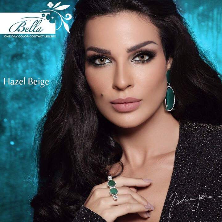 Bella Color Contact Lenses Hazel Beige Contact Lens