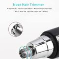 Electric Nose Hair Trimmer Painless Nose and Ear Hair Remover, Eyebrow Clipper Waterproof Clean Kit for Men and Women. 
