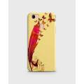 F5 Case Cover 3D Hard- Oppo  Red Butterfly Print  - 1Cover2638. 