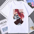 Kaus Cosplay pria wanita Anime Mushoku Tensei joblys T-shirt Manga wanita musim panas kaus Fashion lengan pendek atasan. 
