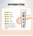 Bob  Foundation BB Face Cream Concealer Waterproof Brightening Moisture Natural Organic Makeup Sunscreen Base BB Cream.40 g .. 