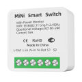 ROVF - Wifi Light Switch - 16A Power Monitor - 2way Controller - Voice Relay Timer - for Tuya Google Home/Alexa - 110-220V. 