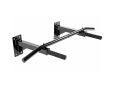 Body Press Wall mounted Pull up Bar/ Chin Up Rod - 3 Grips Heavy Duty Pull Up and Chin Up Bar for Home Exercise Fully Steel with Rubber Handles. 