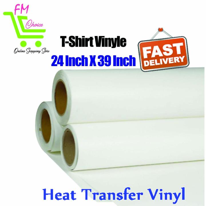 HTV Heat Transfer Vinyl Sheets for Iron On T-Shirts - Heat Press Machine with Teflon