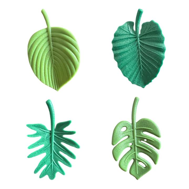 Fridge Stickers Delicate Texture Mini Tropical Leaves Refrigerator Stickers
