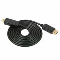 【NEW】 1.8 Meters 6FT Super Long Display Port Displayport DP To HDMI-Compatible Cable Cord Wire Ad Ter Gold Plated Black. 