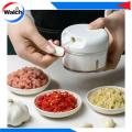 Mini Chooper Manual Speedy Chooper Household Mincing Machine Meat Chooper Vegetable Chopper. 