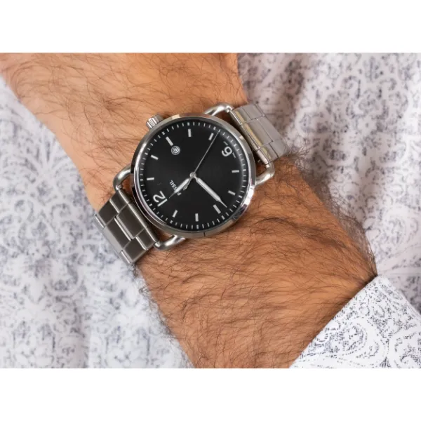 Fossil Commuter Fossil Watch Fs5391 Fossil The Commuter Black Dial