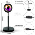 Remote Control RGB Sunset Lamp Projector 16 Colors Changing RGB | Mobile Photography Backgrounds Accessories Lighting Kit Wallpaper. 