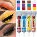 HUXIABEAUTY Pack of 6 Neon Colors Eye Shadows For Girls  And Women. 