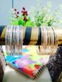 Gold & Silver Color Trendy Bangles Set | Fancy Pakistani Wedding, Mehndi & Party Wear Jewelry. 