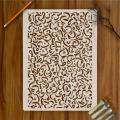 Urdu Alphabets Stencil for Wall, Furniture, Canvas Decoration by Imart. 