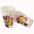 Minnie Mouse Theme Paper Cups - Paper Cups - Pink Color - Pack Of 10. 