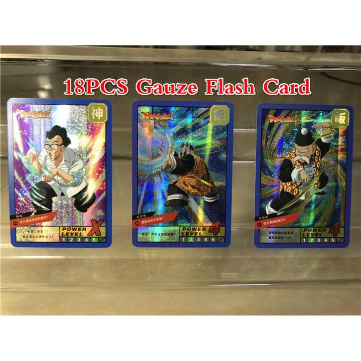 18pcs/set Super Dragon Ball Z Heroes Battle Card Ultra Instinct Goku Vegeta Game Collection Cards