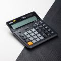Deli - EM01020 #Desktop Calculator #Plastic-12 digits, 120 Steps Check. 