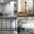 2Pc Frosted Window Film,Bathroom Office Privacy Glass Sticker,DIY Decorative Smart Film Static Cling,No Glue Removable 40 X 100cm. 