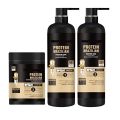 Keratin Brazilian Protein Shampoo & Conditioner Hair Mask With Argan Oil 1000ml Pack of 3. 