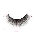 3 Pairs 3D Eye Lashes - High Quality Eyelashes | Black Thick 3D Fiber Naturally Long  fake_eyelashes False Eyelashes Simple Fidelity design | 3 Pairs 3D Eye Lashes - High Quality Eyelashes (with free Glue). 