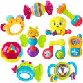 Baby Rattles and Teether Toys For Kids Rattle Set For Babies - 4 Pcs Pack. 