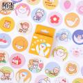 imoda 45Pcs/box Cartoon Cute Diary Journal Stationery Flakes Scrapbooking DIY Decorative Stickers. 